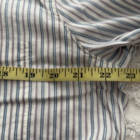 Treasure and Bond - Striped Cotton Button-Up Shirt - L - Picture 6 of 7